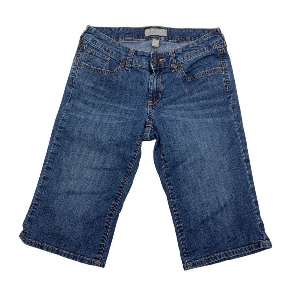 Banana Republic Stretch Denim Bermuda/Pedal Pushers/Shorts Women's Size 2/26
